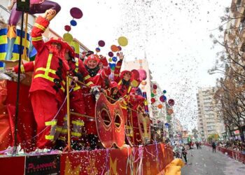 Una de las carrozas de la cabalgata de 2024 / FOTO: Eulogio García