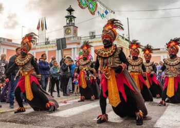 Estampa de un pasado carnaval en la Villa / FOTO: Ayto.