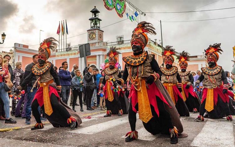 Estampa de un pasado carnaval en la Villa / FOTO: Ayto.