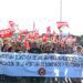 Protesta de CCOO frente a la apertura ilimitada de los centros comerciales / FOTO: CCOO