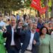 Ruiz Boix y Ruiz Arana coincidiendo en un mitin de la pasada campaña de las Europeas / FOTO: PSOE Rota