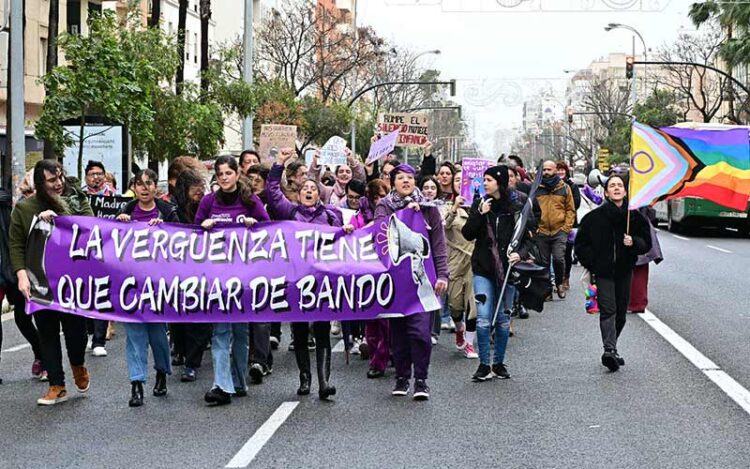 Cabecera de la marcha / FOTO: Eulogio García