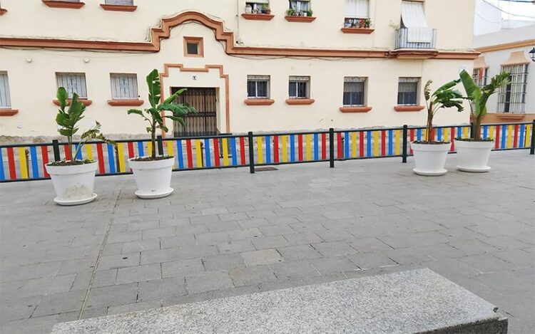 Aspecto renovado de la plaza tras la pequeña intervención / FOTO: Ayto.