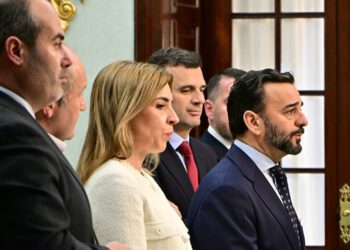 Cardenete compareciendo ante la prensa / FOTO: Eulogio García