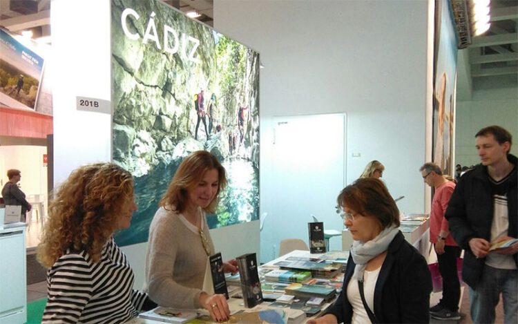 El stand gaditano en una pasada edición de la ITB / FOTO: Diputación